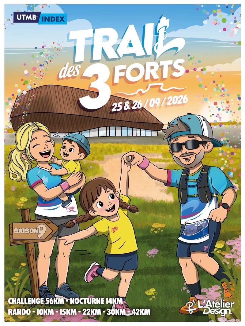 Trail des 3 Forts Saison 9 - 2026 - Billetterie officielle