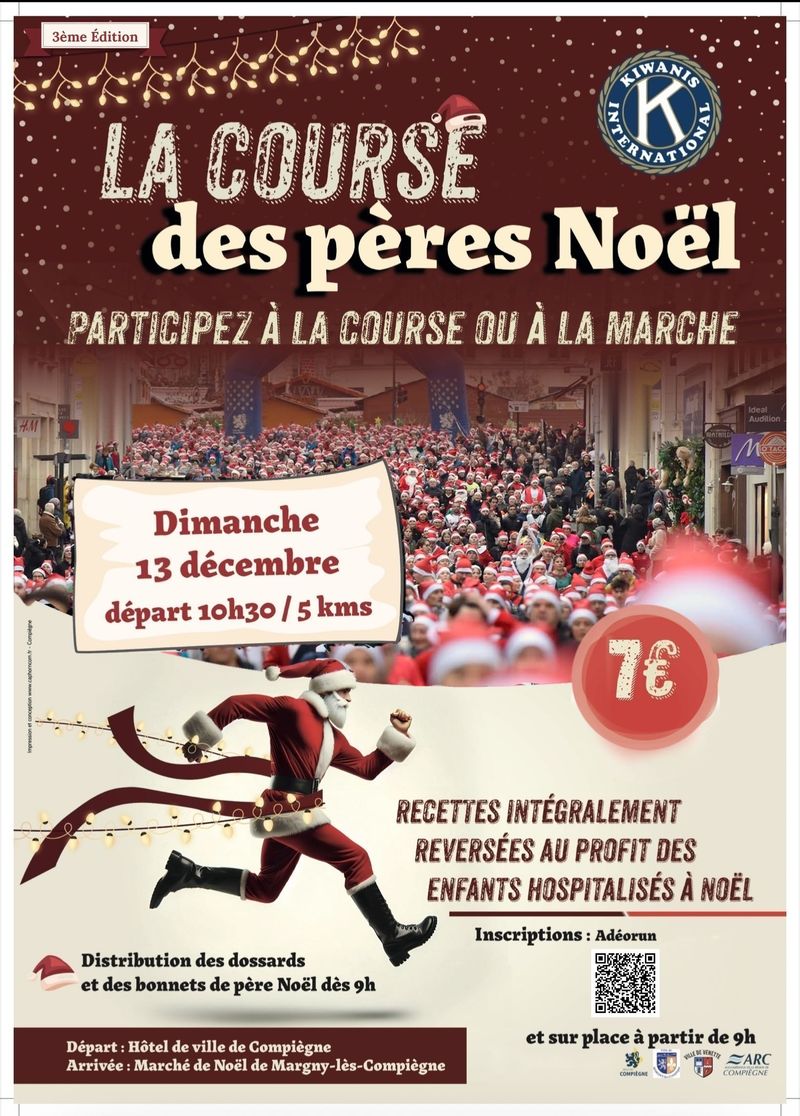 Course ou Marche des Pères Noël